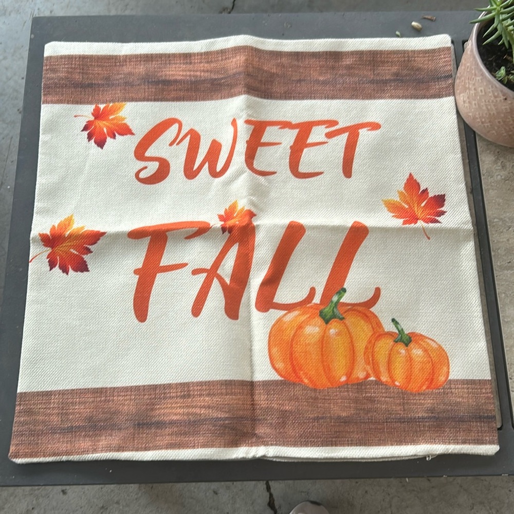 New Fall Pillow case